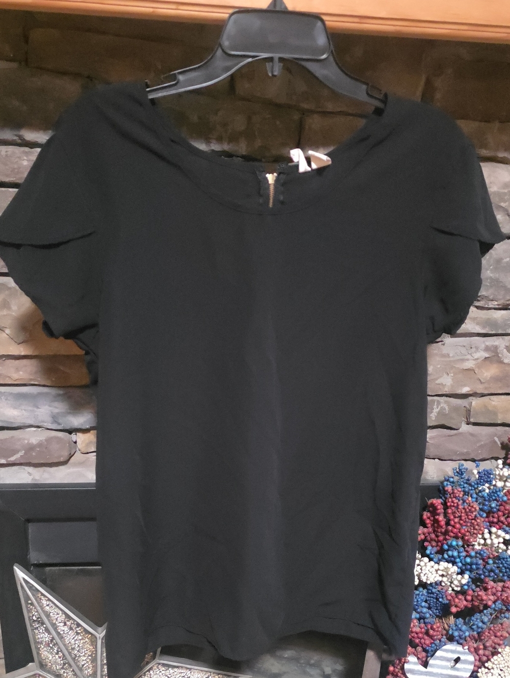 Japna Tulip Sleeve Top Sz XL